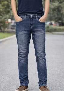 Men Stylish Slim Fit Blue Denim Jeans