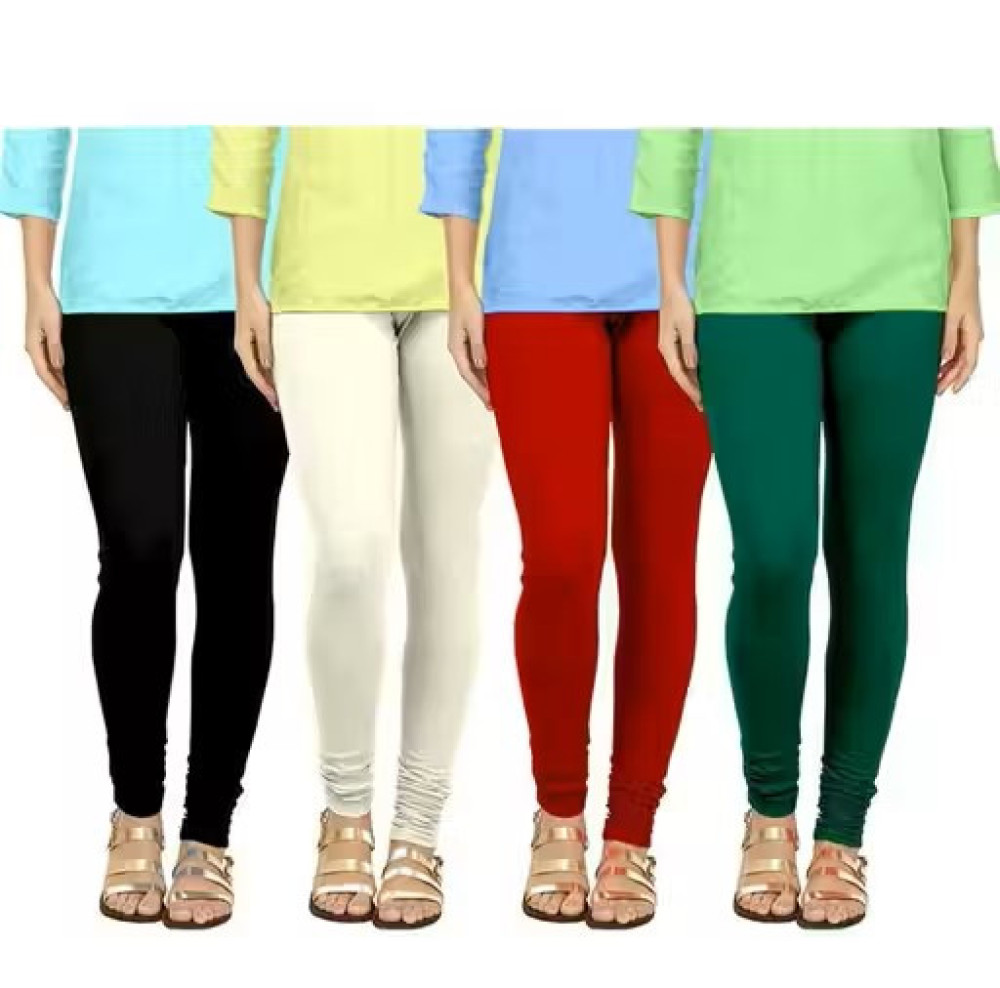 ASA Cotton Lycra Leggings Pack of 4