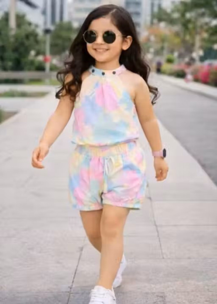 Trendy Elegant Bow Detail Playsuit for Girls