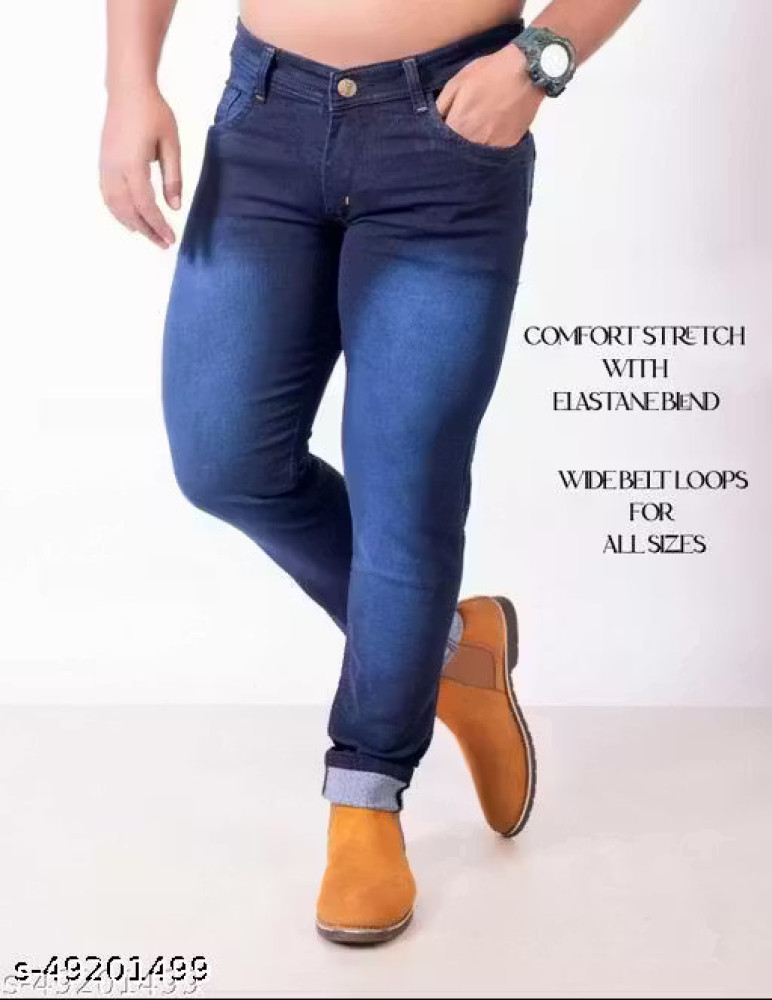 FANG Men's Dark Blue Jeans