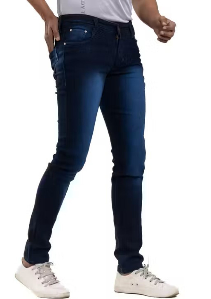 MEN DARK BLUE STRETCHABLE JEANS